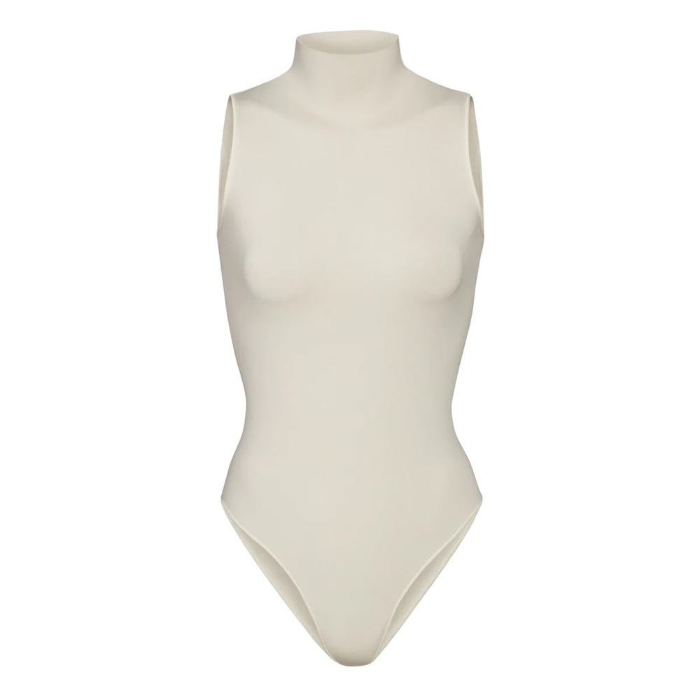 SKIMS Bone Essential Mock Neck Sleeveless Bodysuit Sz. 2X/3X​​​​​​​​​​